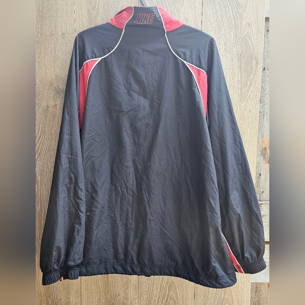 Nike Retro Red and Black WindBreaker 90s Style Jacket - Picture 3 of 4